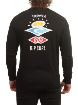 Ripcurl Search Icon Long Sleeve Top Black