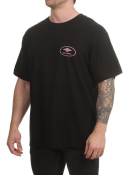 Ripcurl Quality Surf Products Oval Tee Black