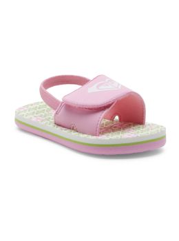 Roxy Infant Girls TW Finn Sandals Green Pink