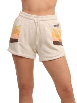 Ripcurl Block Party Track Shorts Oatmeal Marle