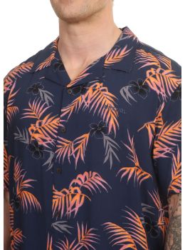 Ripcurl Surf Revival Floral Shirt Washed Navy