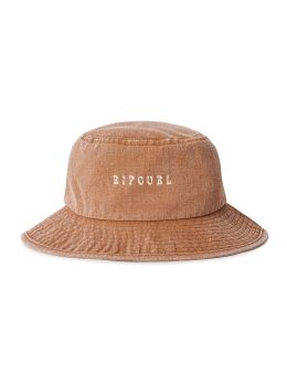 Ripcurl Washed UPF Mid Brim Hat Washed Brown