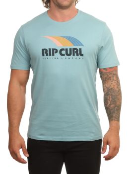 Ripcurl Surf Revival Cruise Tee Dusty Blue