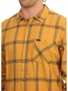 Ripcurl Checked In Flannel Shirt Mustard