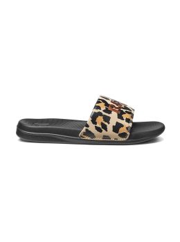 Reef One Slide Sandals Classic Leopard
