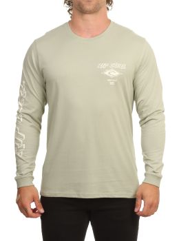 Ripcurl Fade Out Icon Long Sleeve Sage