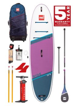 Red Paddle 10Ft6 Ride Prime Paddleboard Purple