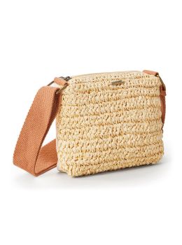 Ripcurl Essentials Straw Crossbody Bag Natural