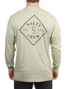 Salty Crew Tippet Long Sleeve Top Dusty Sage