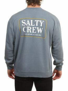 Salty Crew Deckhand Overdyed Crew Blue
