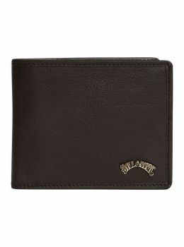 Billabong Arch ID Leather Wallet Chocolate