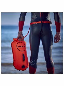 Zone3 Swim Safety Tow Float Dry Bag 28L Orange