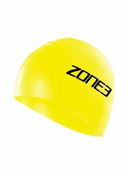 Zone3 Silicone Swimming Cap Hi Vis Yellow