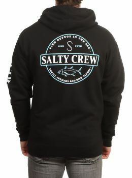 Salty Crew Deep Sea Zip Hoodie Black