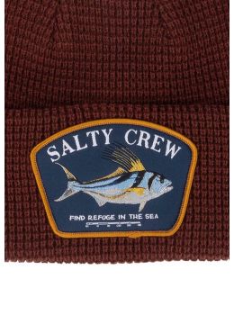 Salty Crew Coastal Beanie Burgundy