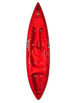 Tootega Kinetic 100 Club Spec Kayak Firebrick Red
