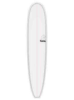 Torq Longboard Surfboard 9ft6 White Pinline