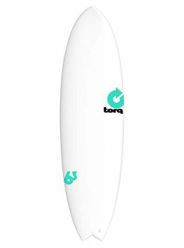 Torq Mod Fish Surfboard 6Ft 3 White
