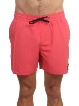 Volcom Lido Solid Volley Shorts Washed Ruby