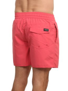 Volcom Lido Solid Volley Shorts Washed Ruby