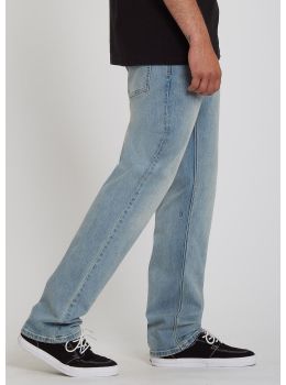 Volcom Solver Denim Jeans Indigo Vintage