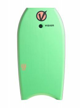Vision SR Stringer Bodyboard 45 Inch Lime/Warm Red