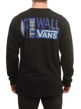 Vans Off The Wall II Logo Long Sleeve Black