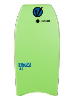 Vision Ultra Stringer Bodyboard 42 Inch Lime/Black