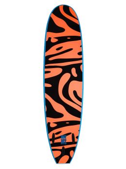 Vision Shoot Out Soft Surfboard 7ft6 Cyan/Red