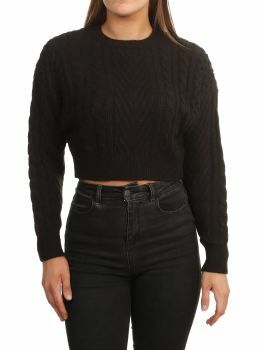 Volcom Cabled Babe Sweater Black