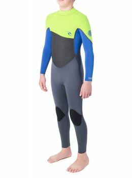 Ripcurl Kids Omega 3/2 Back Zip Wetsuit Lime