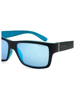 Bloc Riser Sunglasses Matt Black Blue Polorised