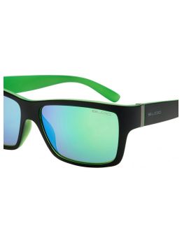 Bloc Riser Sunglasses Matt Black Green Polorised