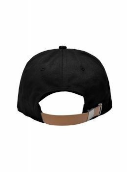 Yeti Leather Logo Badge Cap Black