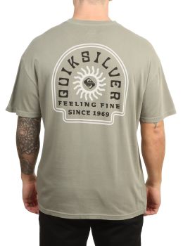 Quiksilver State Of Mind Tee Iceberg Green