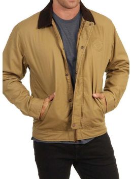 Quiksilver Canvas Cord Collar Jacket Dull Gold