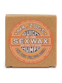 Sexwax Quick Humps Firm Surfboard Wax Orange Mid Cool to Warm