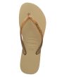 Havaianas Slim Glitter Sandals Sand Golden