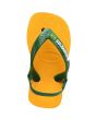 Havaianas Baby Brasil Logo Sandals Pop Yellow