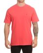 Volcom Solid Stone Emb Tee Washed Ruby
