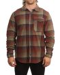 Billabong Furnace Flannel Fleece Shirt Gravel