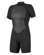 ONeill Ladies Reactor 2 2MM Shorty Wetsuit Black