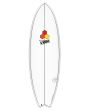 Torq Channel Islands Pod Mod Surfboard 5ft10 White