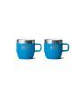 Yeti Rambler 6oz Espresso Mug 2 Pack Big Wave Blue