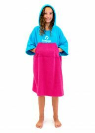 Surflogic Kids Towel Changing Robe Poncho Cyn/Pink