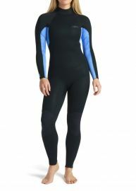 CSkins Ladies Surflite 4/3 Back Zip Wetsuit Black/Blue