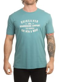 Quiksilver Surf Lockup Tee Brittany Blue