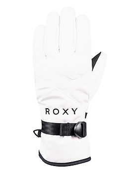 Roxy Jetty Solid Snow Gloves Bright White