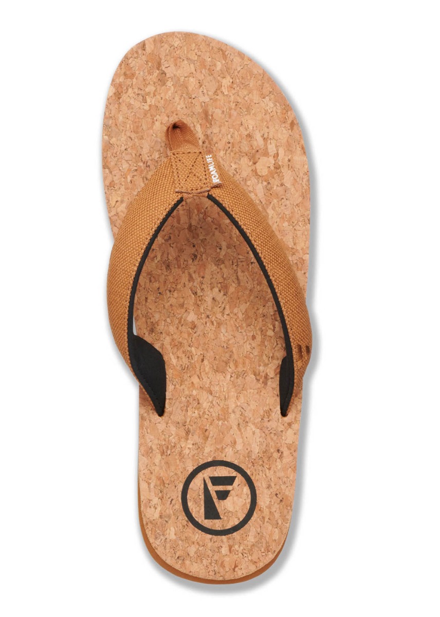 FoamLife Mully Cork Sandals Tan