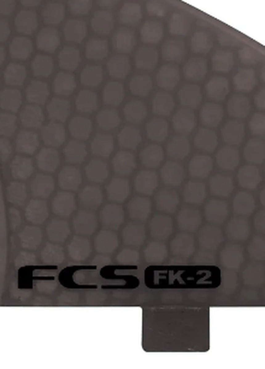 FCS FK-2 PC Fish Keel Smoke Twin Fin Set